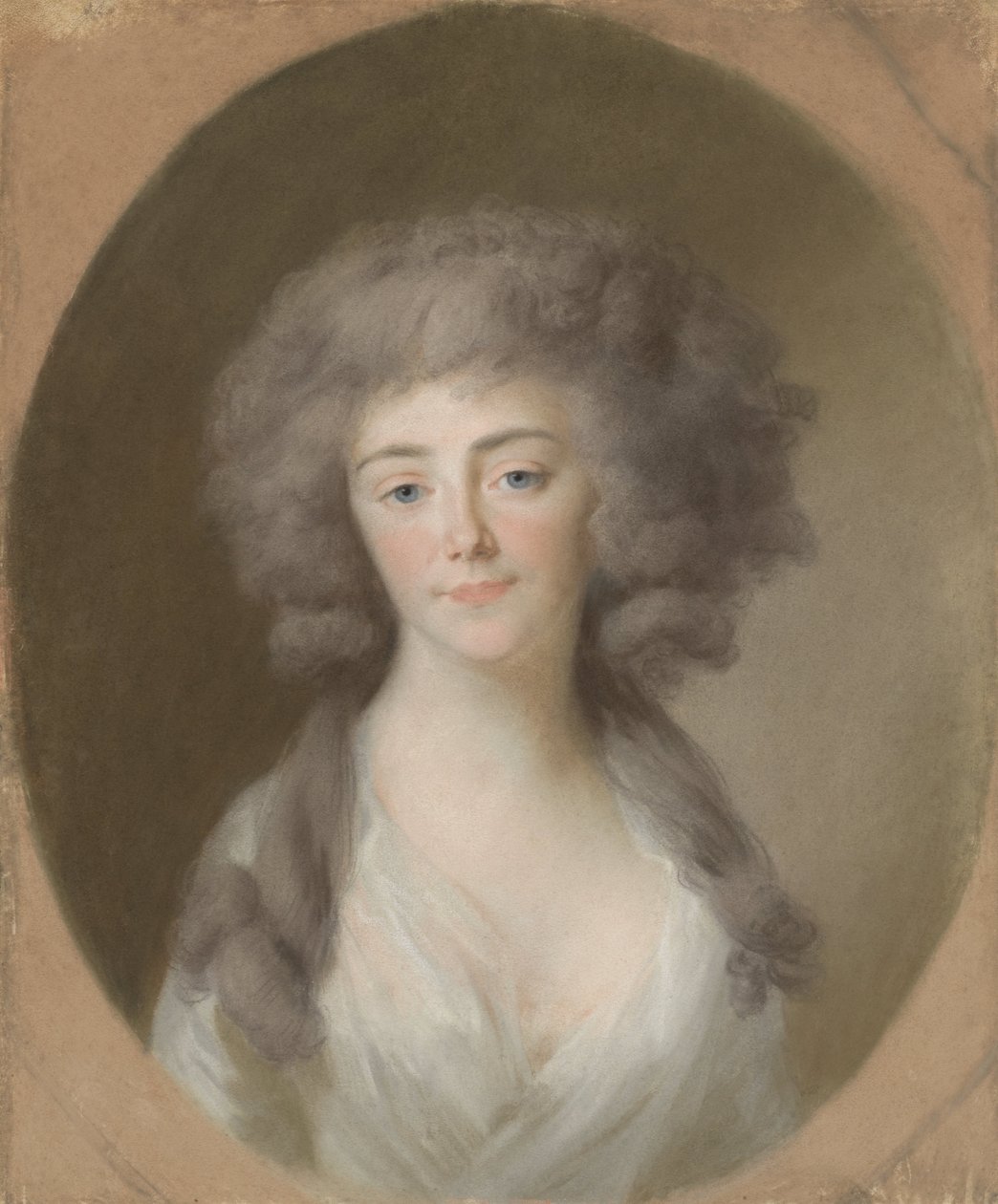 Louisa Isabella Alexandrina Augusta von Kirchberg (1772-1827), moglie di Frederik Willem, principe di Nassau-Weilburg, e cognata di Augusta Maria Carolina di Nassau-Weilburg da Johann Friedrich August Tischbein