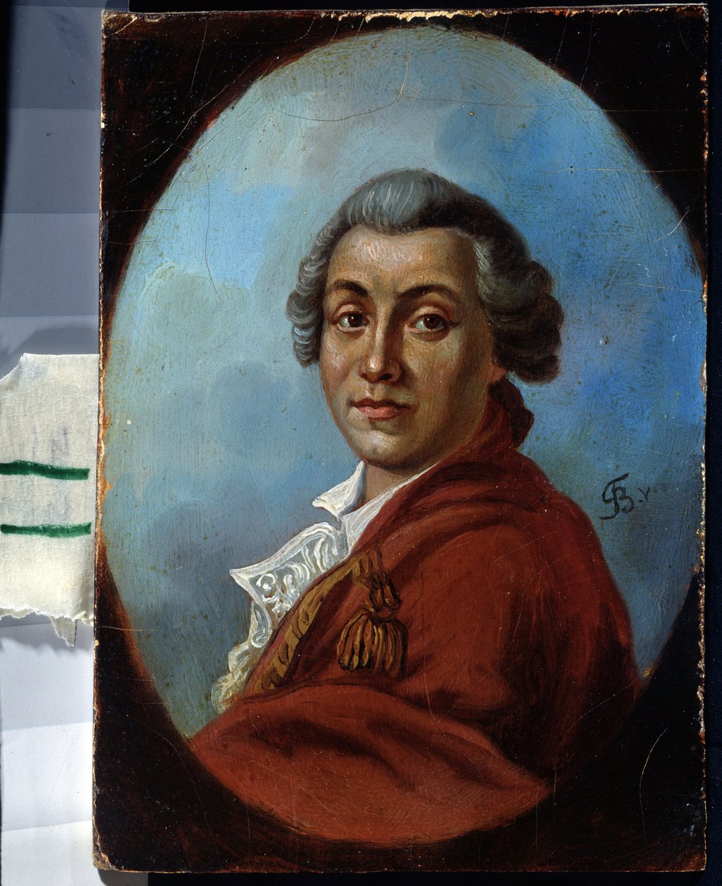 Ritratto del poeta Alexander Sumarokov (1717-1777) da Johann Friedrich August Tischbein