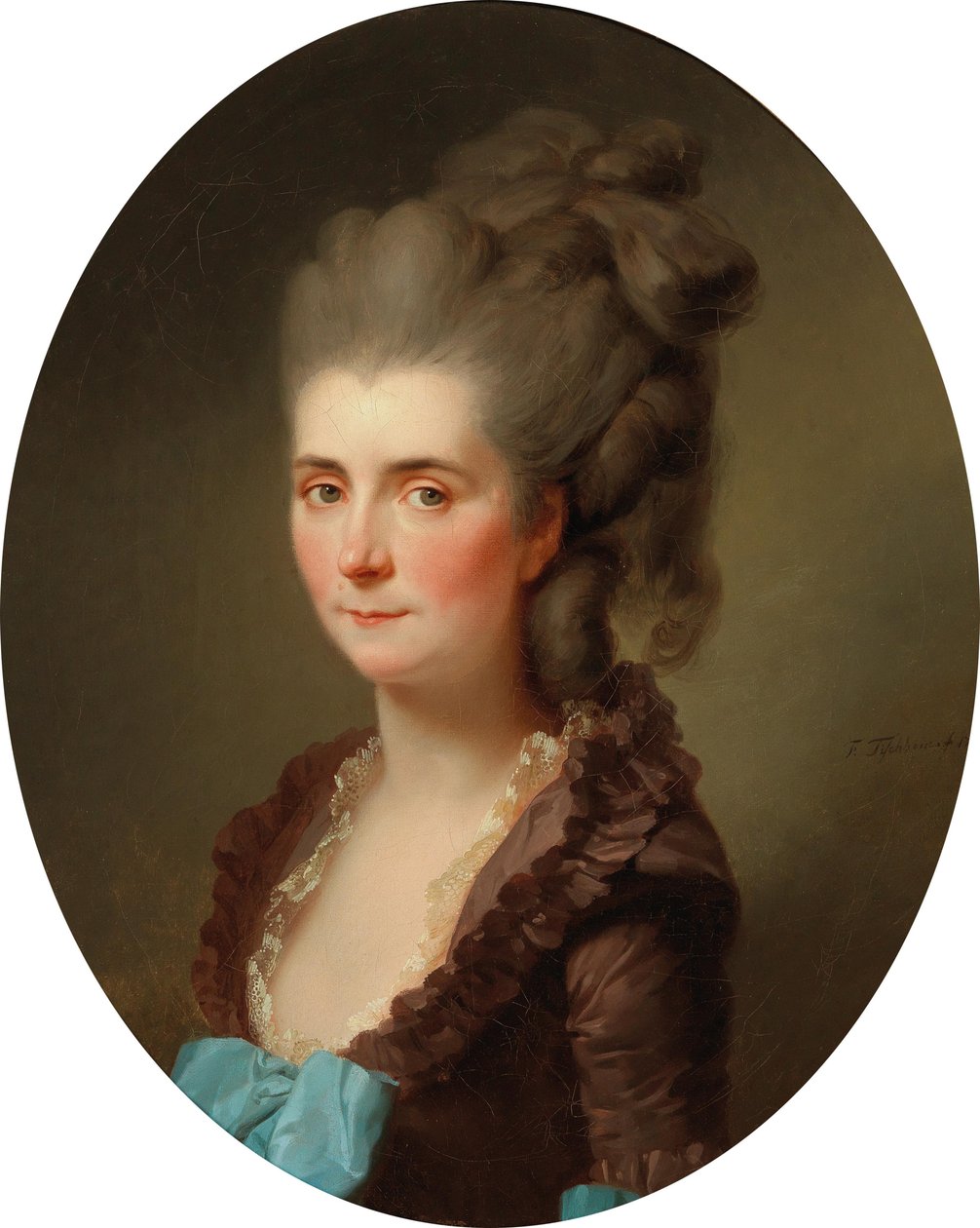 Ritratto della marchesa de Chambray, nata Vernier de Joyencourt da Johann Friedrich August Tischbein