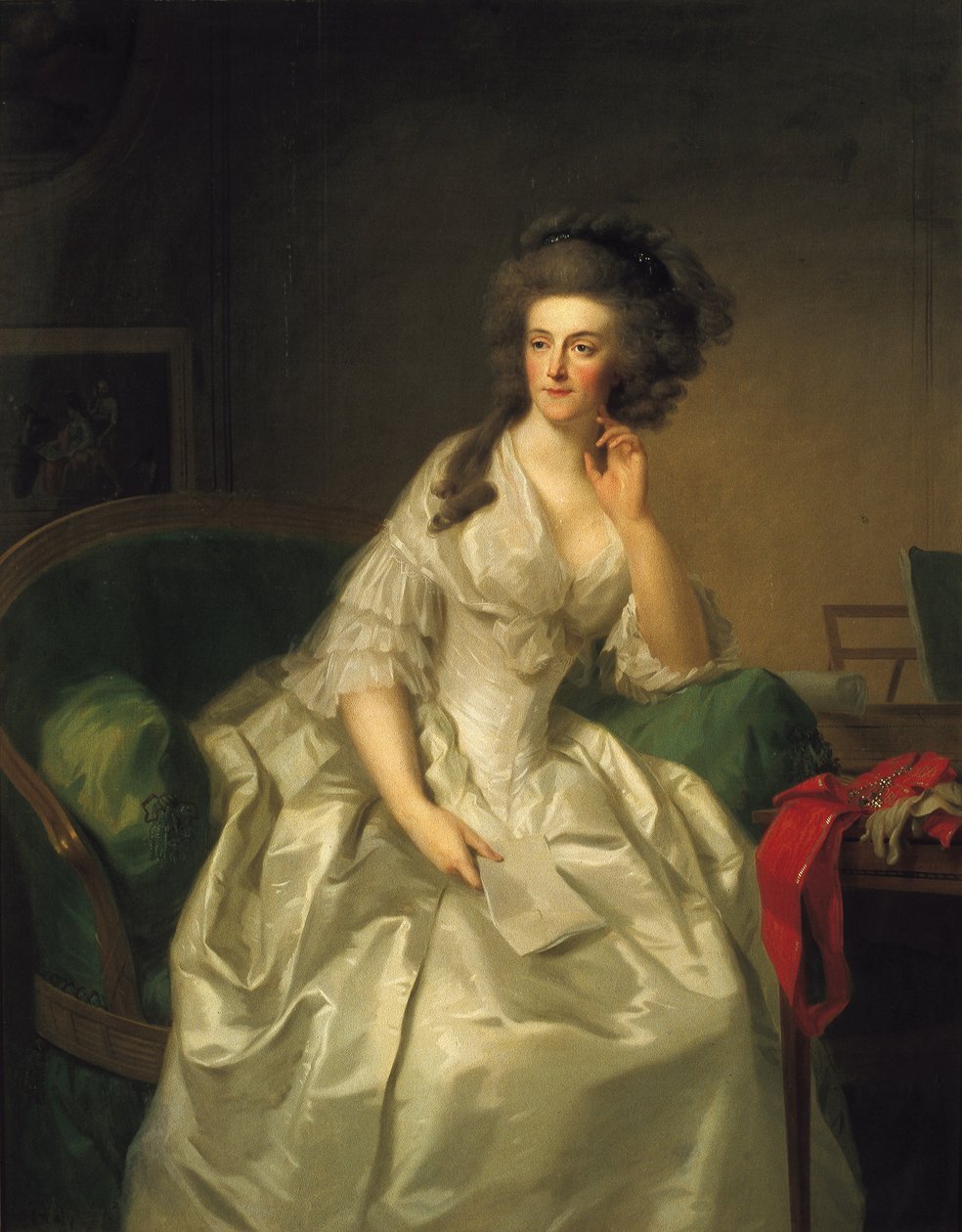 Ritratto della principessa Federica Sofia Guglielmina (1751-1820) da Johann Friedrich August Tischbein