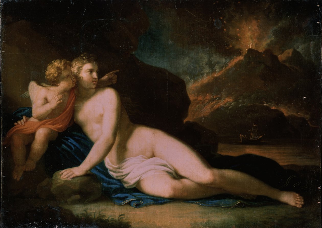 Venere e Cupido, 1804 da Johann Friedrich August Tischbein