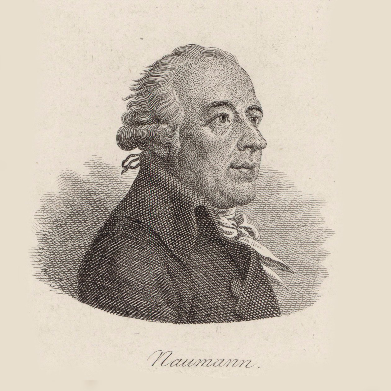 Ritratto del compositore Johann Gottlieb Naumann 1741-1801 da Johann Friedrich Bolt