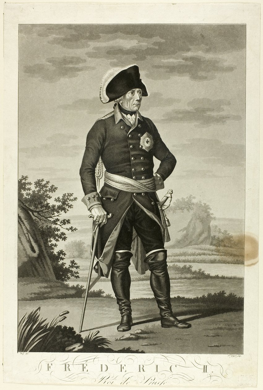 Federico II, Re di Prussia da Johann Friedrich Jügel