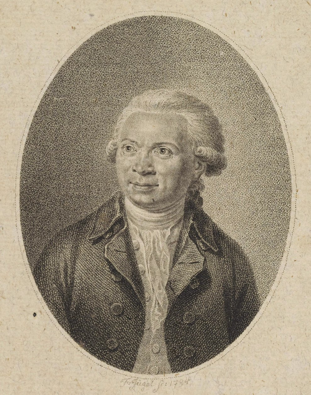 Ritratto del compositore Johann Abraham Peter Schulz 1747-1800, 1794 da Johann Friedrich Jügel