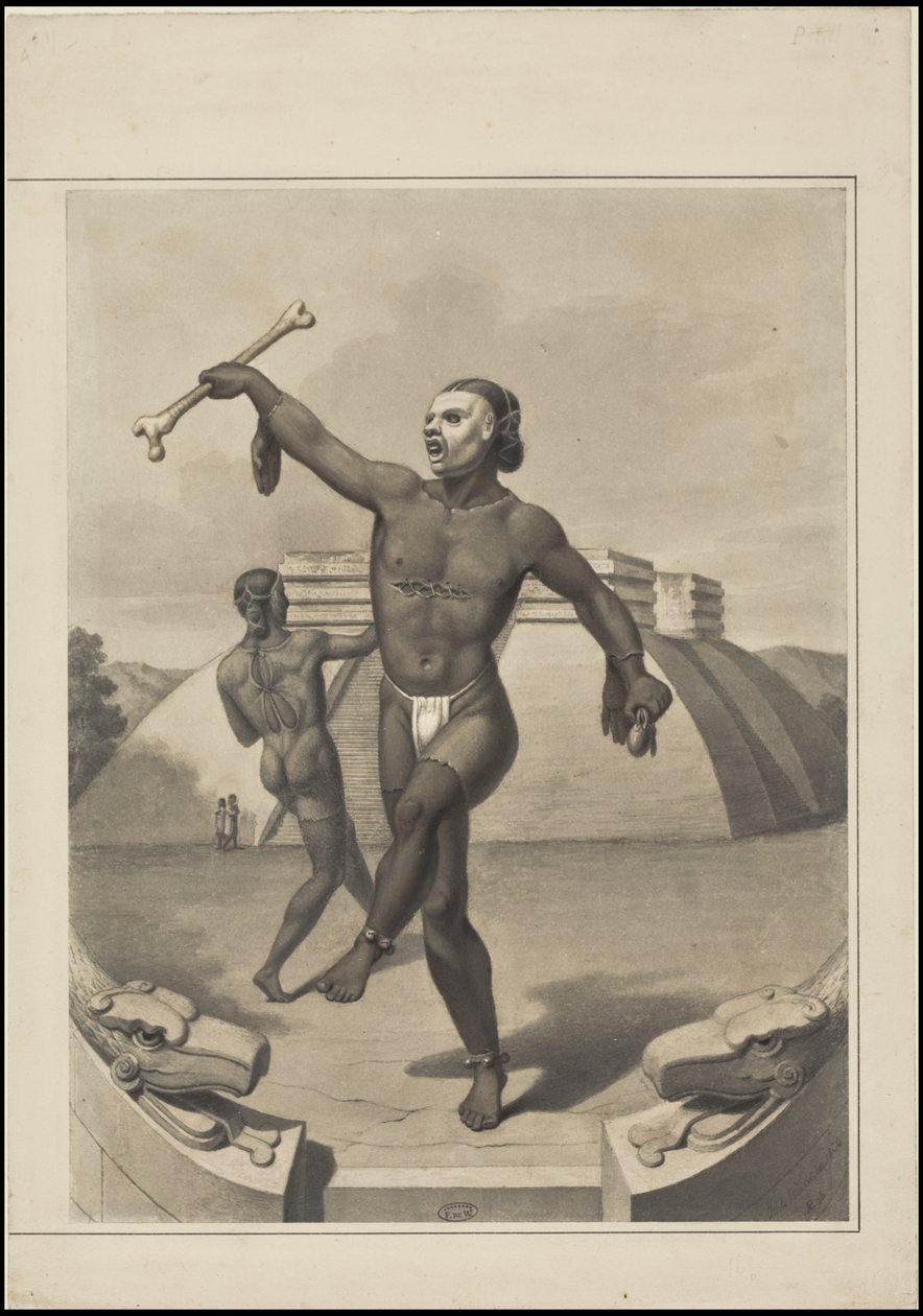 Una collezione di opere originali di Waldeck del Mesoamerica, Scatola 10 di 22 da Johann Friedrich Maximilian von Waldeck