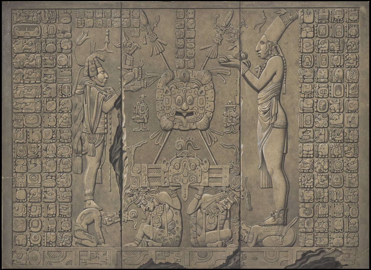Una collezione delle opere originali di Waldeck del Mesoamerica, Scatola 20 di 22 da Johann Friedrich Maximilian von Waldeck
