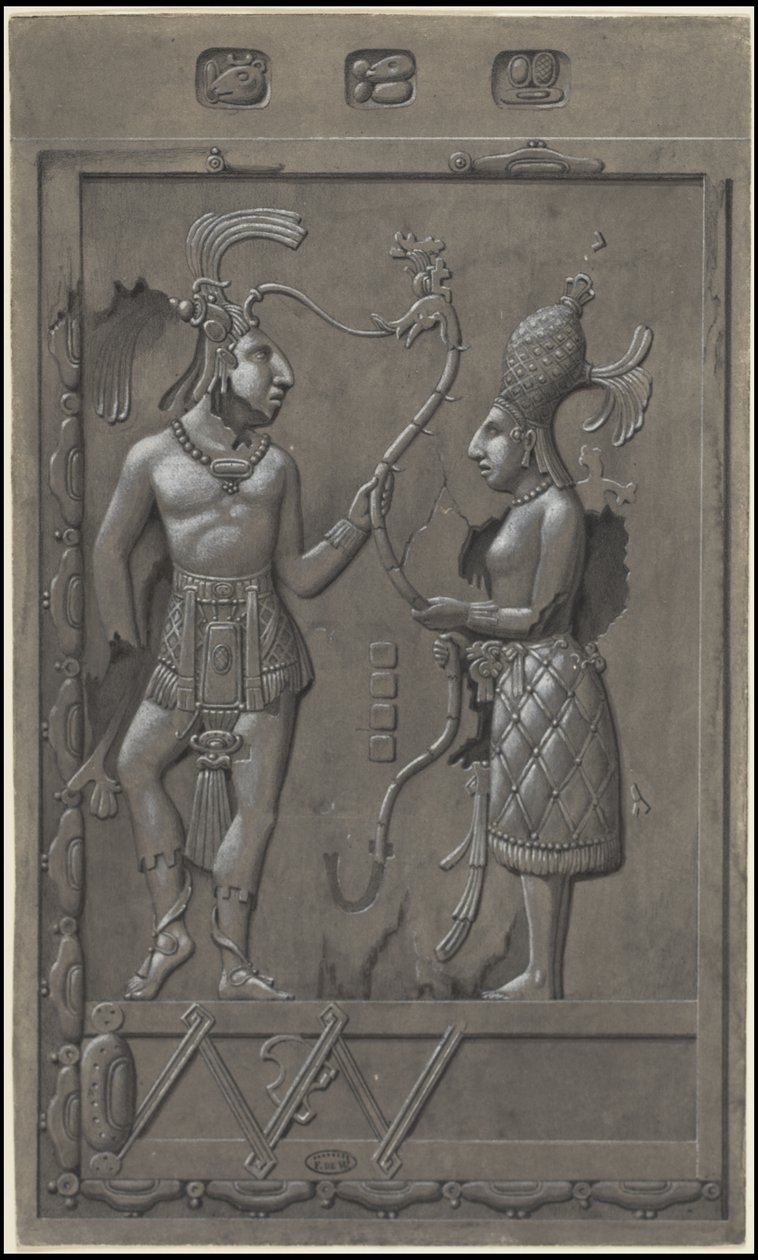 Una collezione delle opere originali di Waldeck sulla Mesoamerica, Scatola 2 di 22 da Johann Friedrich Maximilian von Waldeck