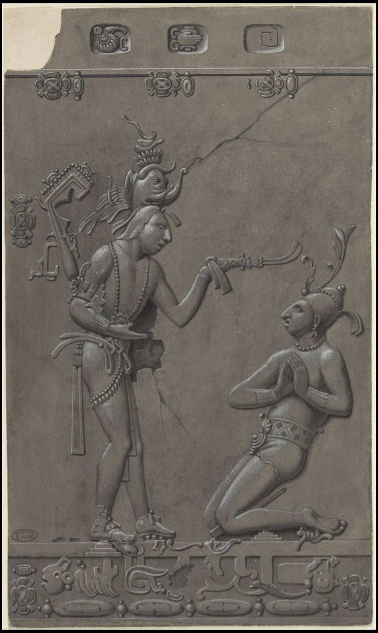 Una collezione di opere originali di Waldeck del Mesoamerica, Scatola 2 di 22 da Johann Friedrich Maximilian von Waldeck
