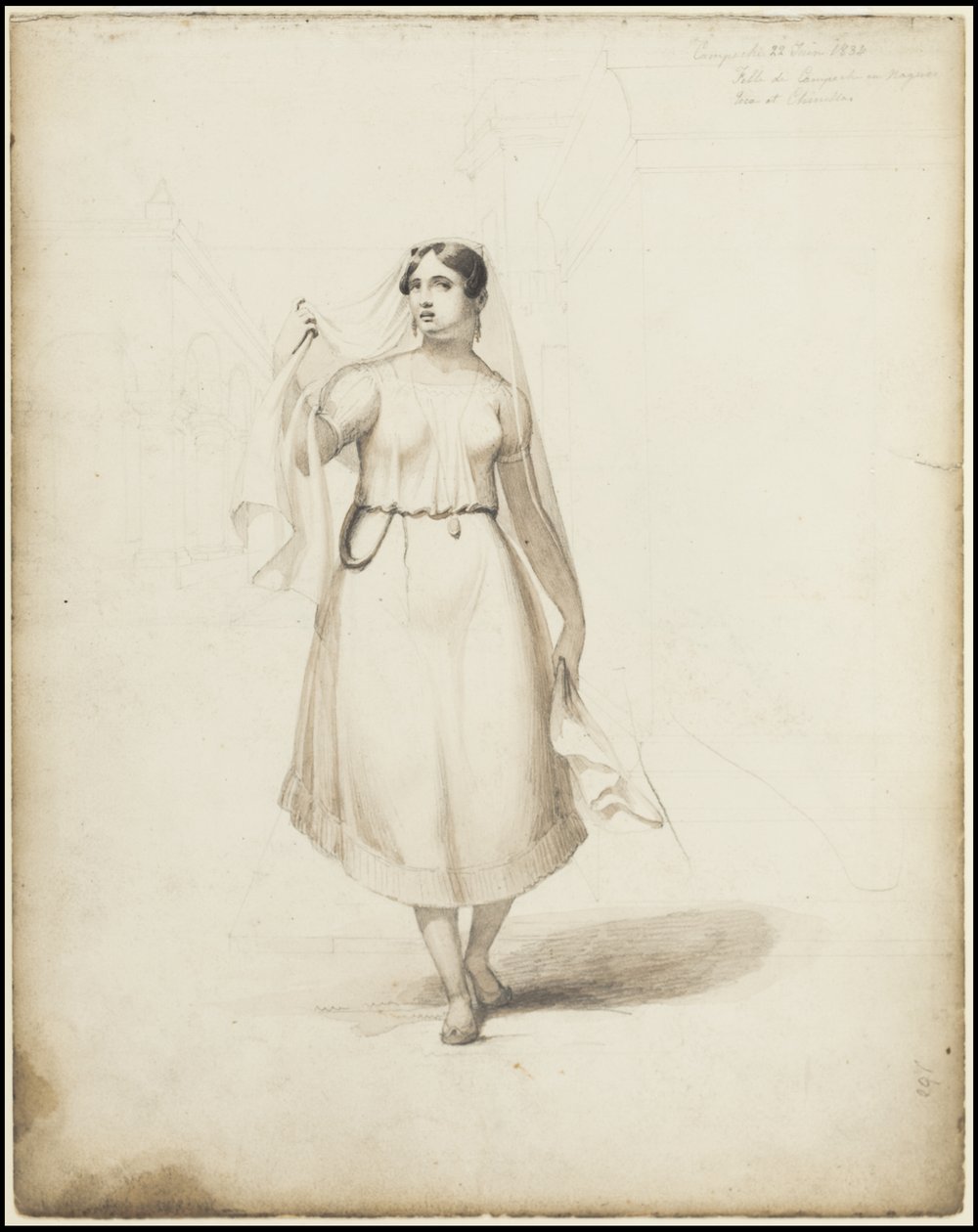 Una collezione delle opere originali di Waldeck del Mesoamerica, Scatola 3 di 22 da Johann Friedrich Maximilian von Waldeck