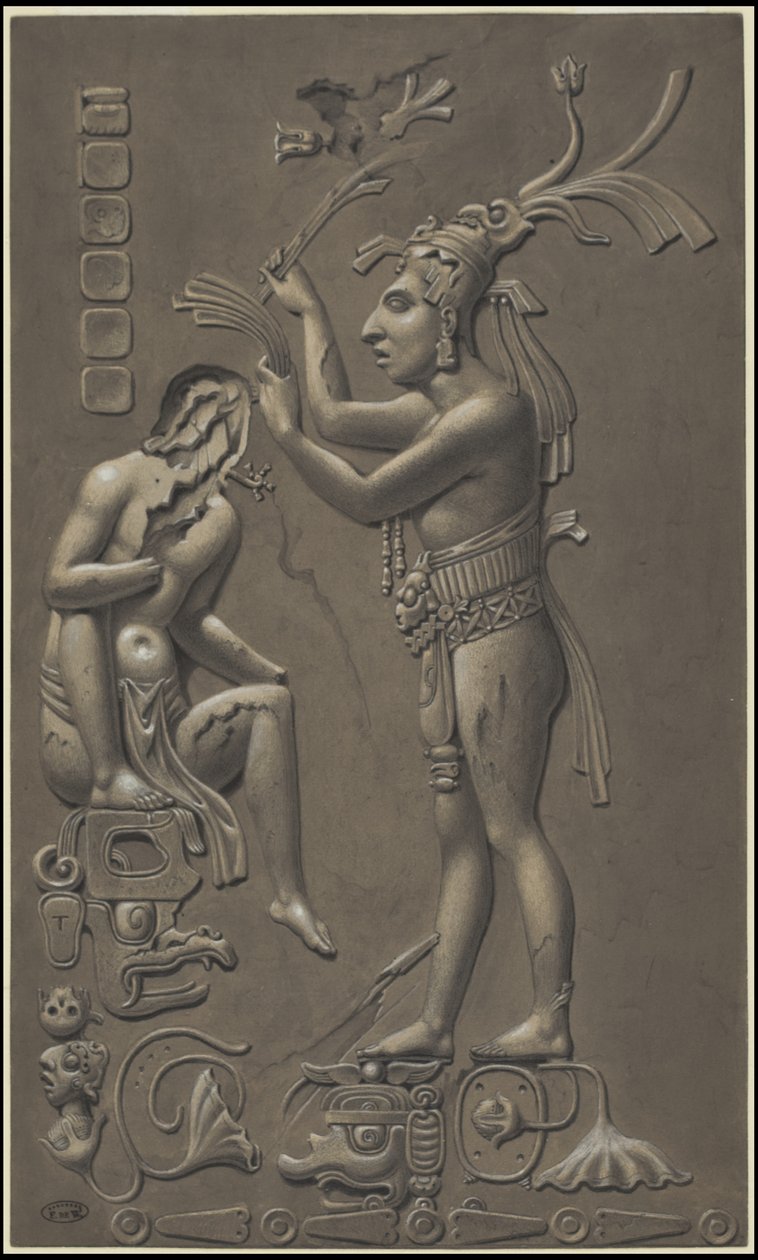 Una collezione delle opere originali di Waldeck sulla Mesoamerica, Scatola 4 di 22 da Johann Friedrich Maximilian von Waldeck