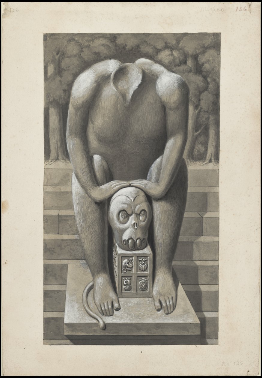Una collezione delle opere originali di Waldeck del Mesoamerica, Scatola 5 di 22 da Johann Friedrich Maximilian von Waldeck