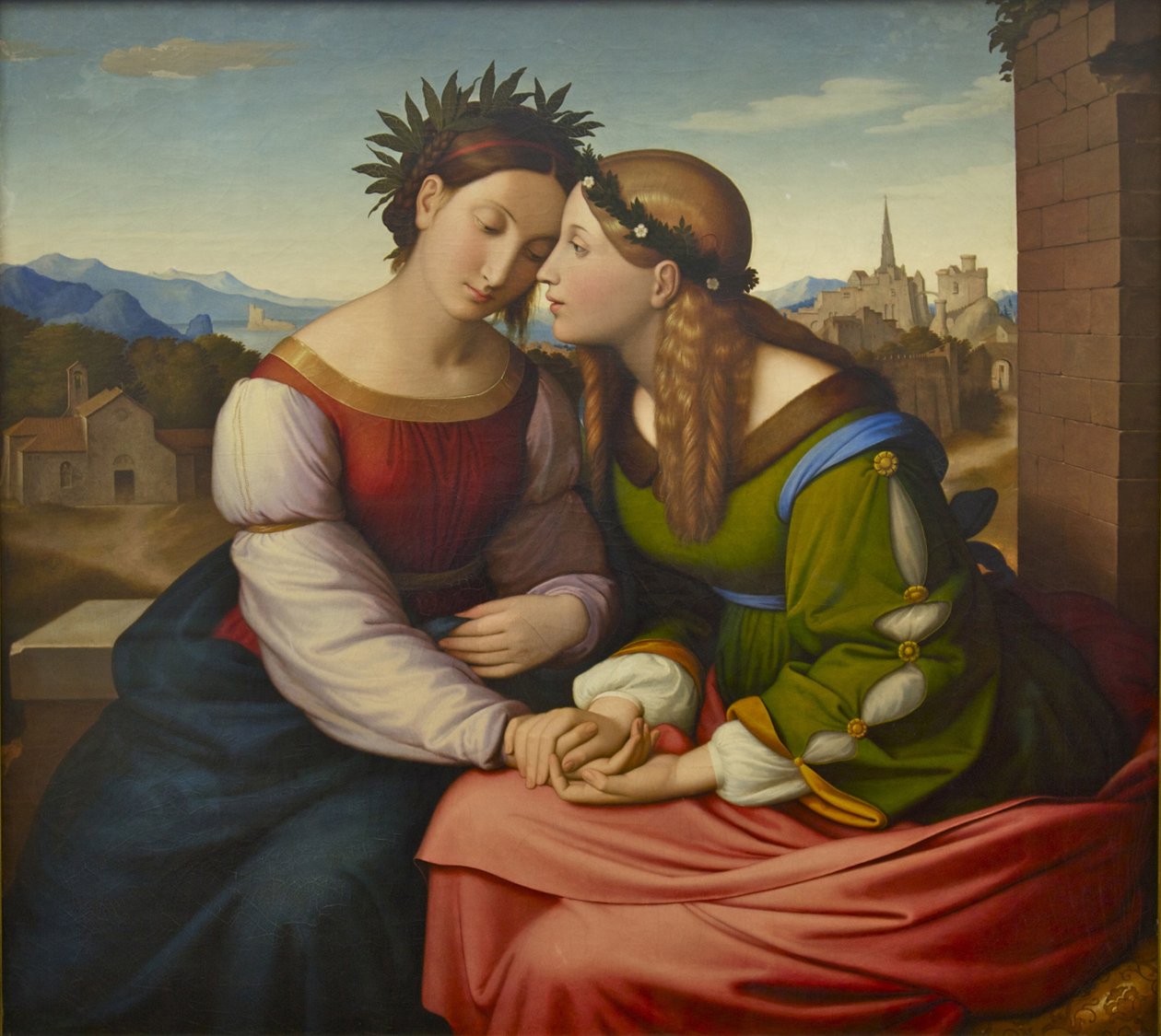 Italia e Germania Sulamith e Maria, 1828 da Johann Friedrich Overbeck