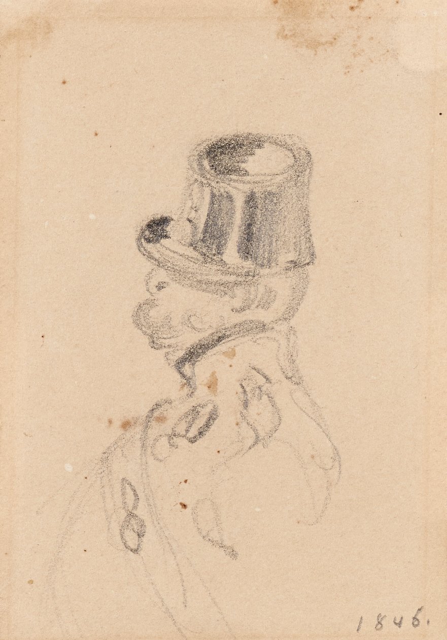 Schizzo di soldato da Johann Friedrich Treml