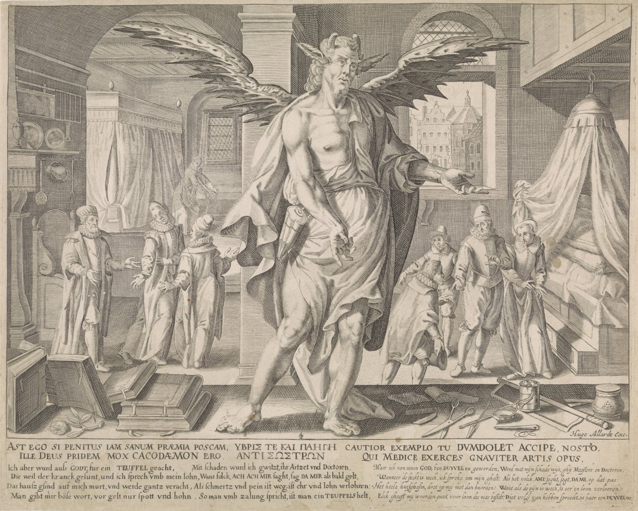 Il medico come diavolo (Le quattro forme del medico) da Johann Gelle