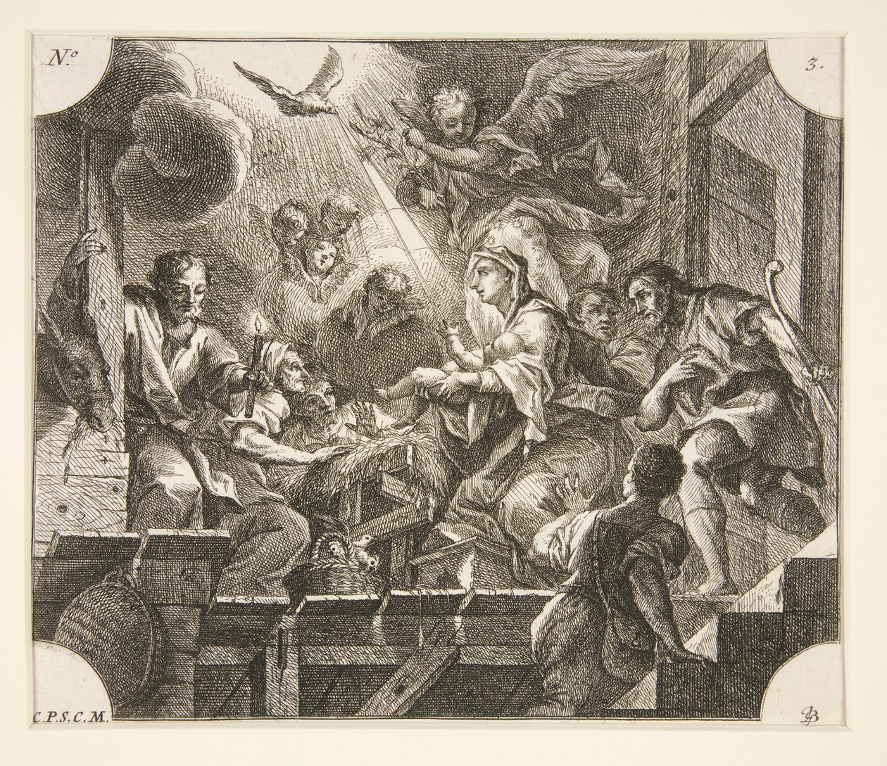 Natività da Johann Georg Bergmuller