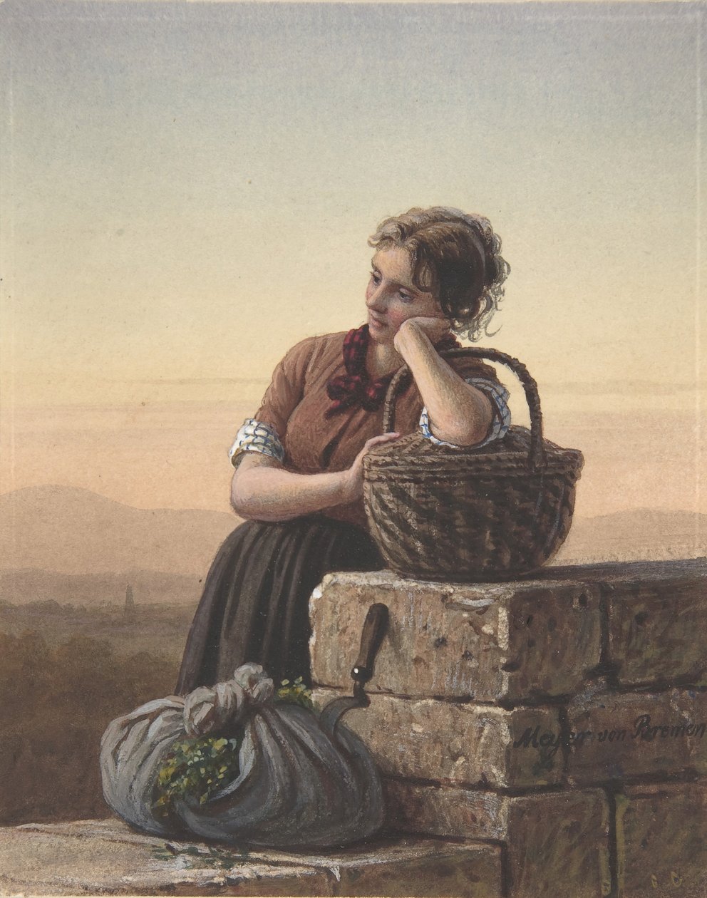 Ritorno a casa, XIX secolo da Johann Georg Meyer