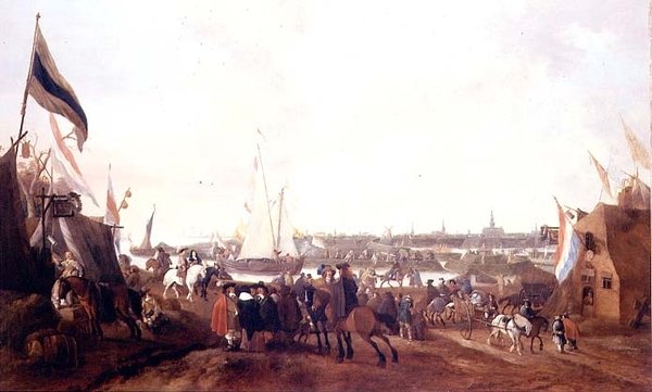 Veduta di Hulst, Zeeland da Johann Georg Meyer von Bremen