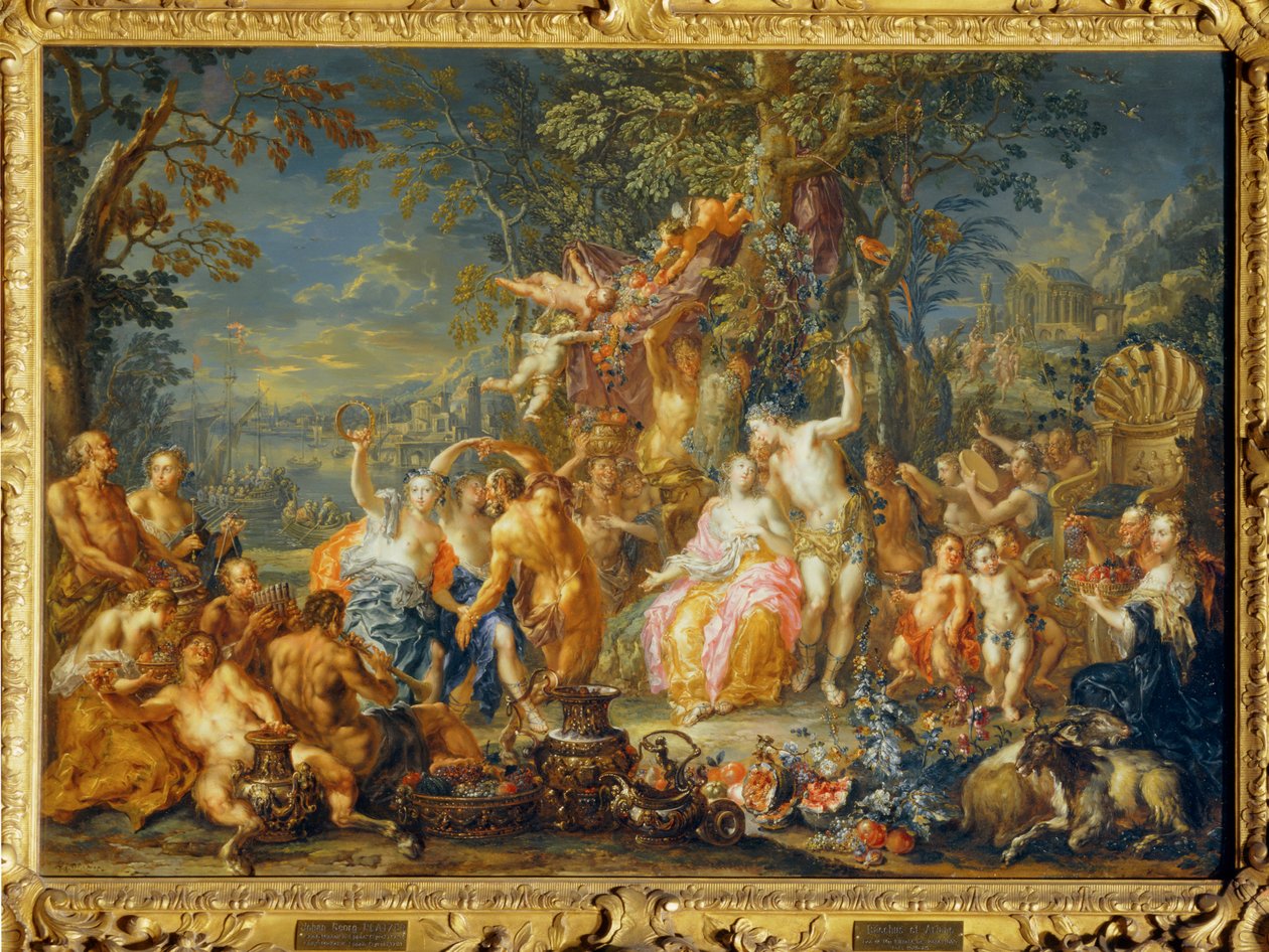 Bacco e Arianna ... da Johann Georg Platzer