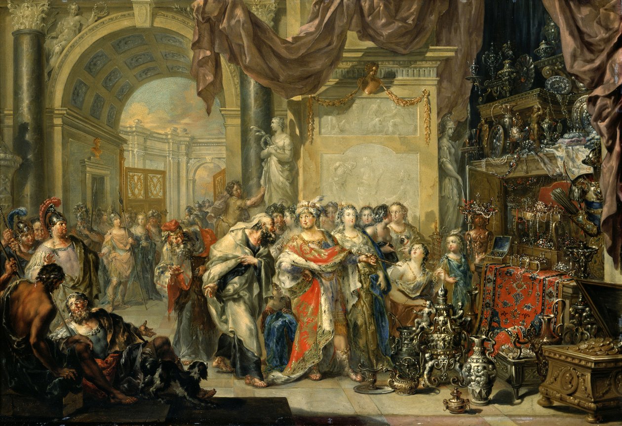 Creso e Solone da Johann Georg Platzer