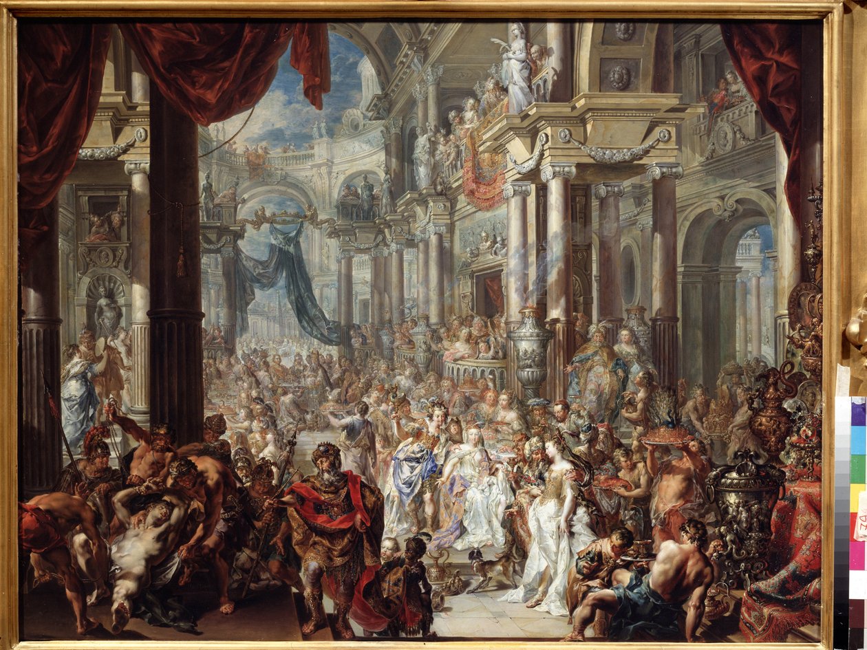 La parabola della festa di nozze da Johann Georg Platzer