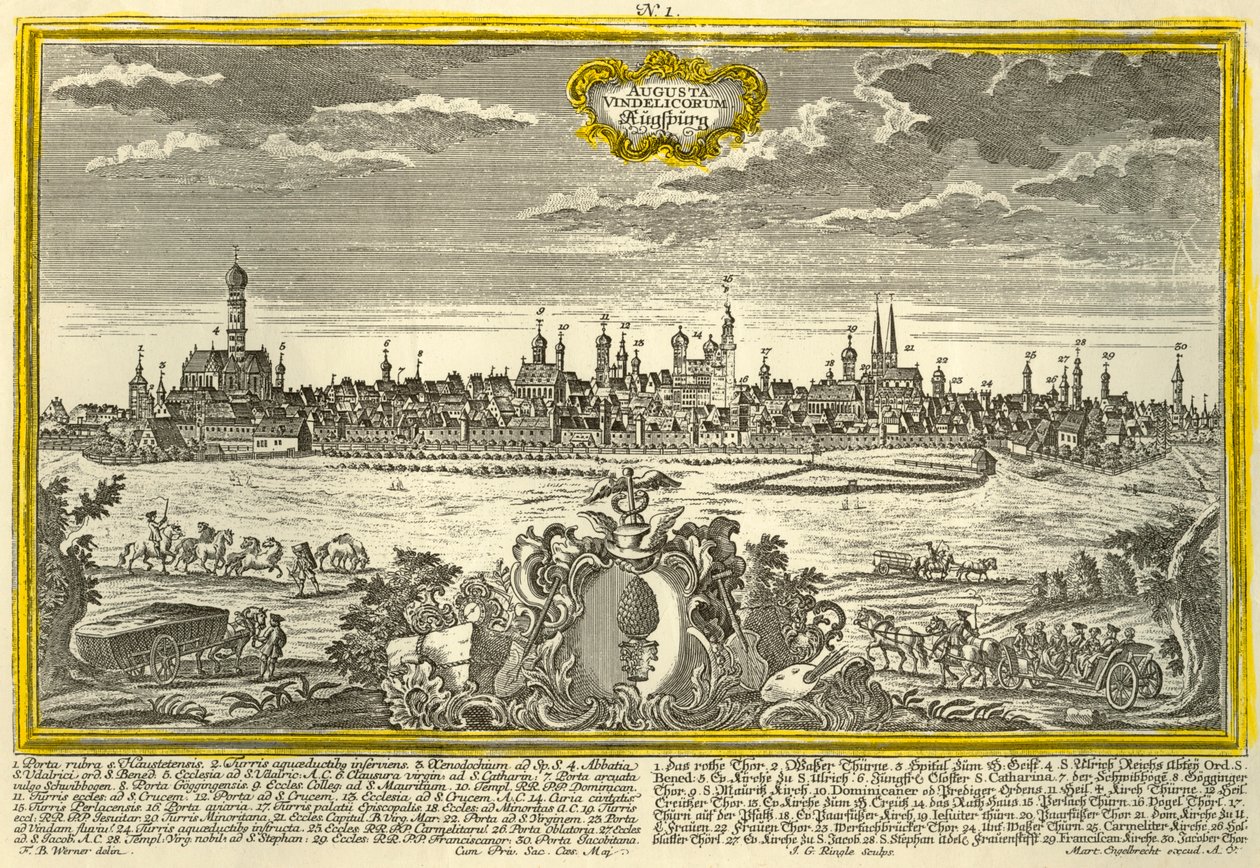 Augusta, c1740 da Johann Georg Ringlin