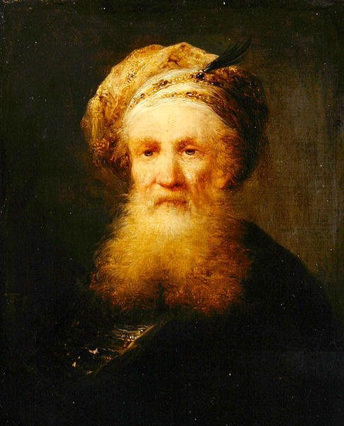 Testa di un uomo orientale, c.1759-62 da Johann Georg Trautmann