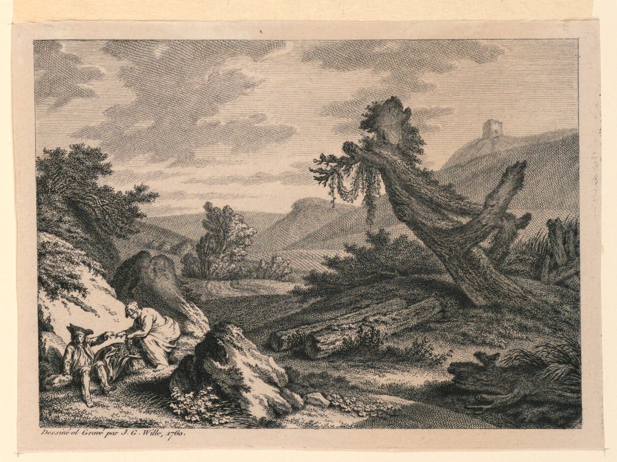 Il picnic da Johann Georg Wille