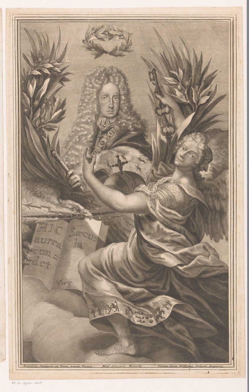 Ritratto di un principe, forse Carlo VI, imperatore del Sacro Romano Impero da Johann Georg Wolffgang