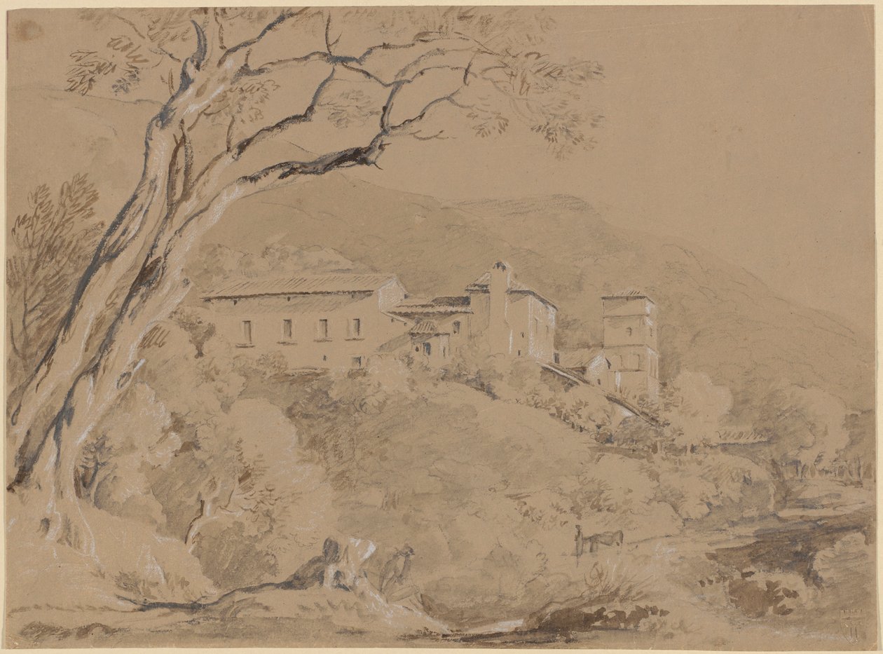 Paesaggio montano da Johann Georg von Dillis