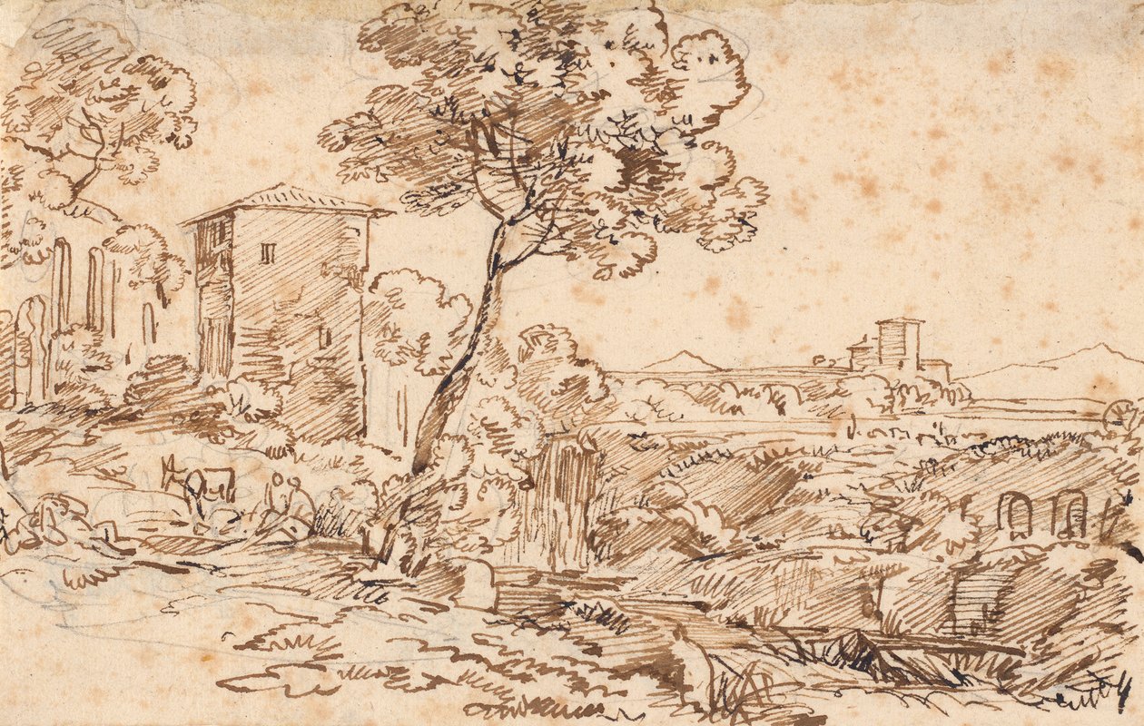 Paesaggio italiano da Johann Georg von Dillis