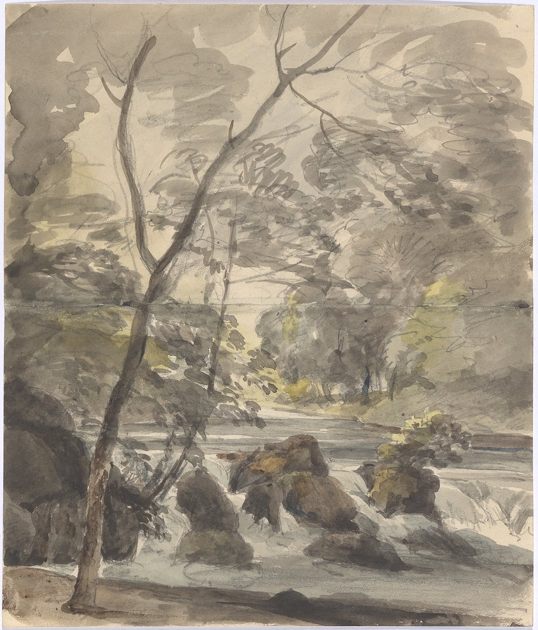 Cascata nel Giardino Inglese da Johann Georg von Dillis