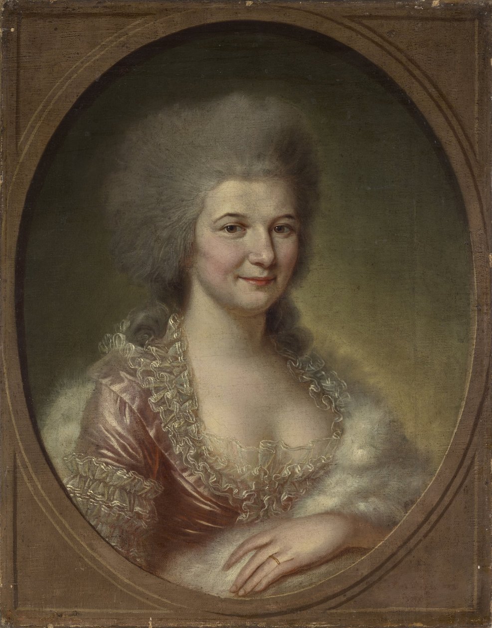Dama di corte alla corte elettorale da Johann Georg von Edlinger