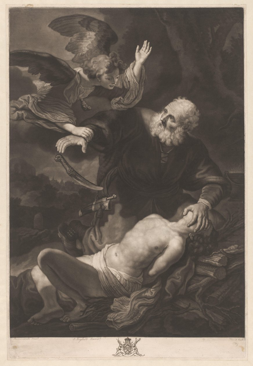 Sacrificio di Abramo da Johann Gottfried Haid