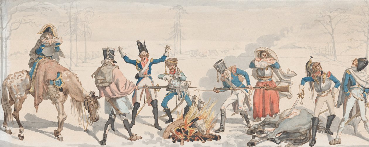 Pranzo alla forchetta, 1813 da Johann Gottfried Schadow