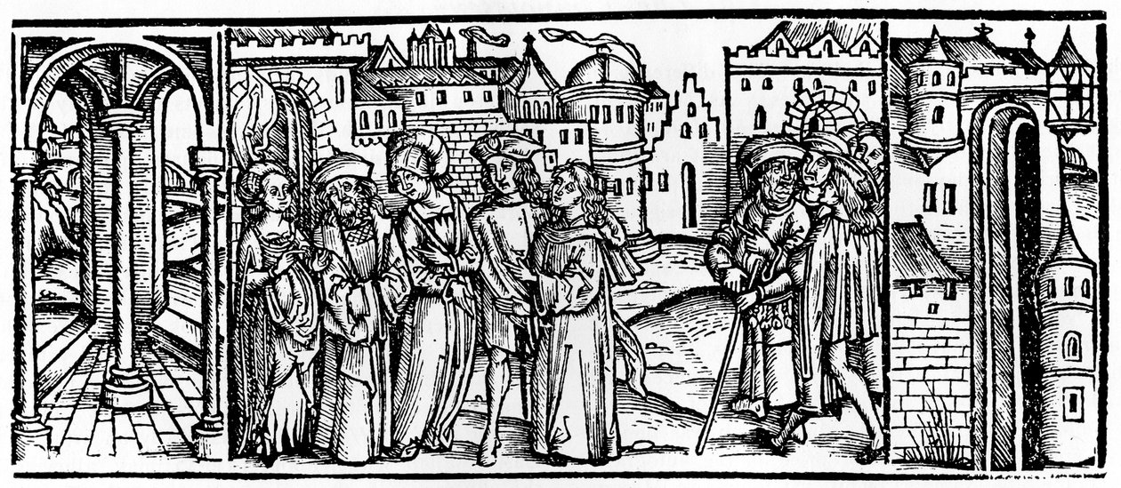 Un Foglio da Boezio, Consolazione della Filosofia da Johann Gruninger