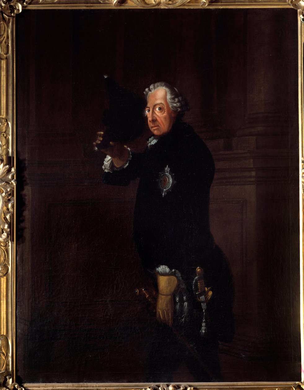 Ritratto di Federico II detto Federico il Grande, re di Prussia da Johann Heinrich Francke