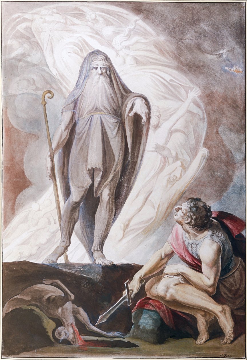 Tiresia predice il futuro a Ulisse da Johann Heinrich Füssli