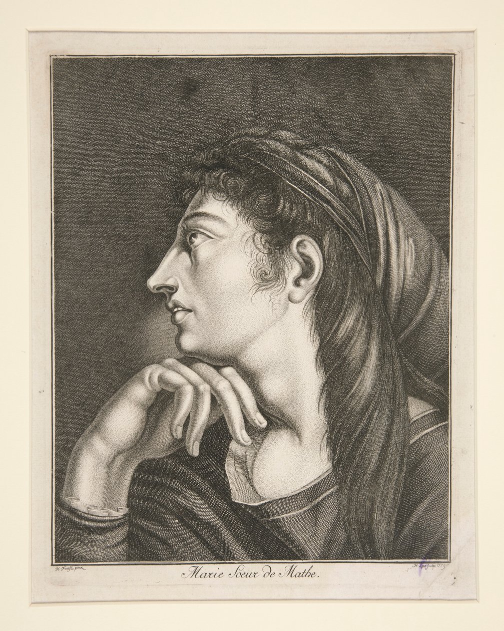 Marie Soeur de Mathe da Johann Heinrich Lips