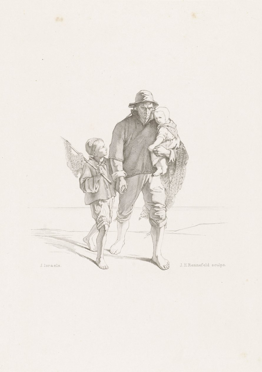 Lungo il cimitero (I bambini del mare) da Johann Heinrich Maria Hubert Rennefeld