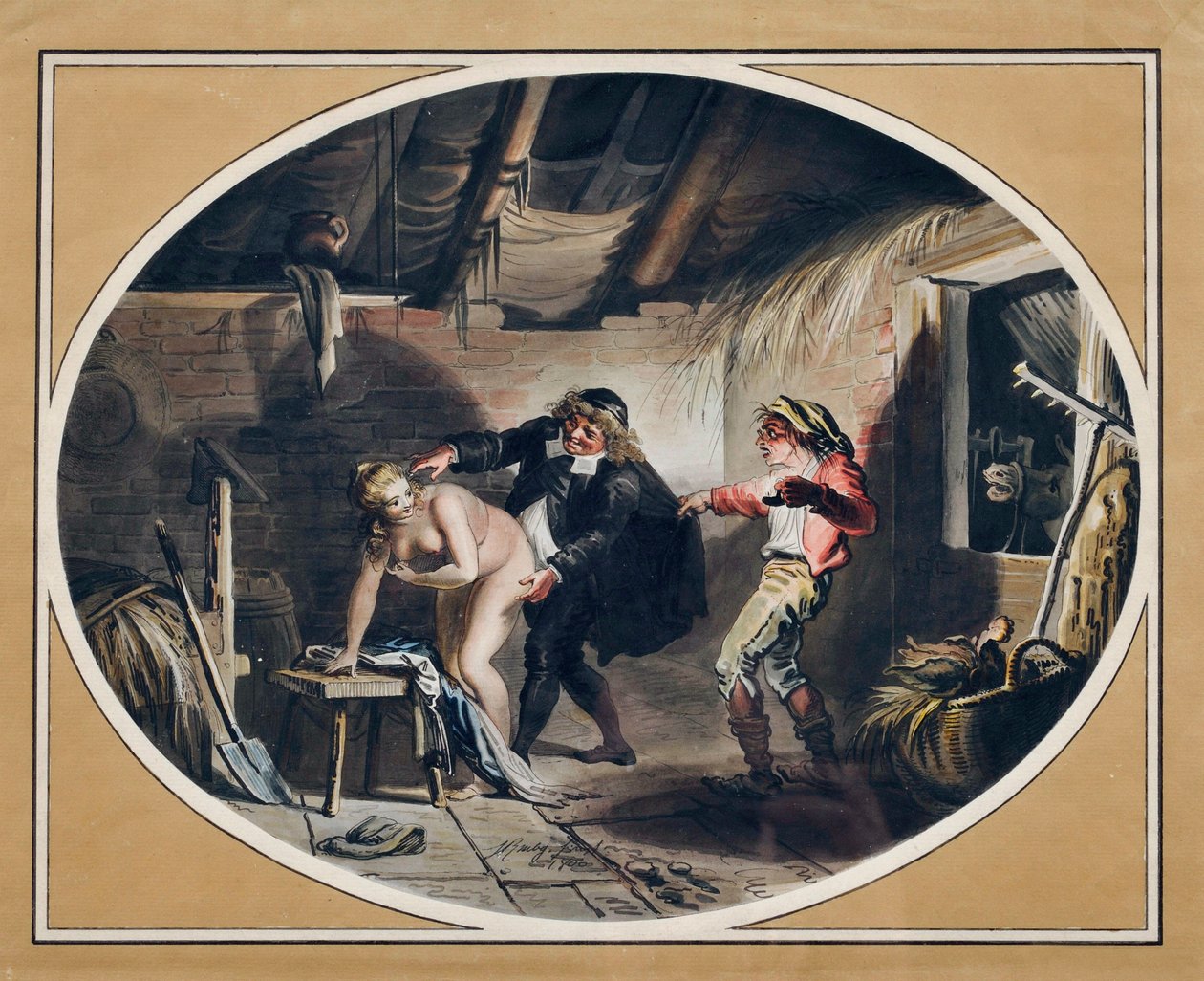 La giumenta di Compere Pierre da Johann Heinrich Ramberg