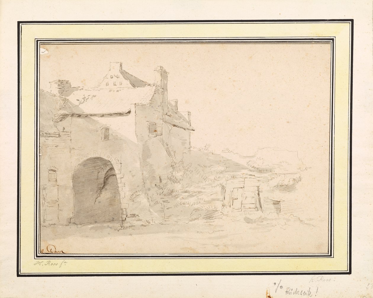 Studio architettonico da Johann Heinrich Roos