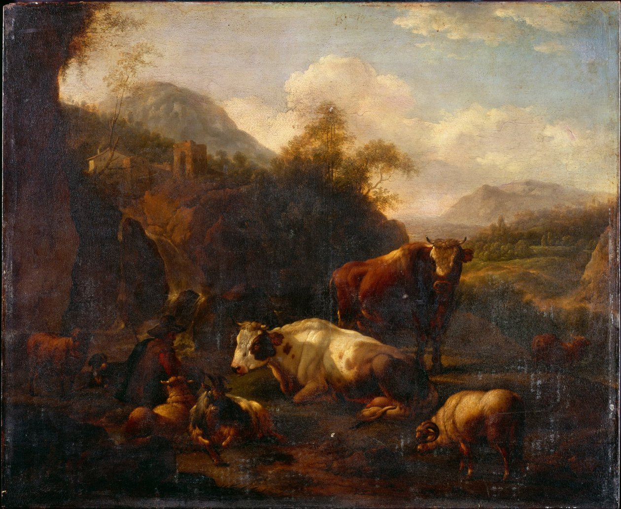 Landschaft da Johann Heinrich Roos