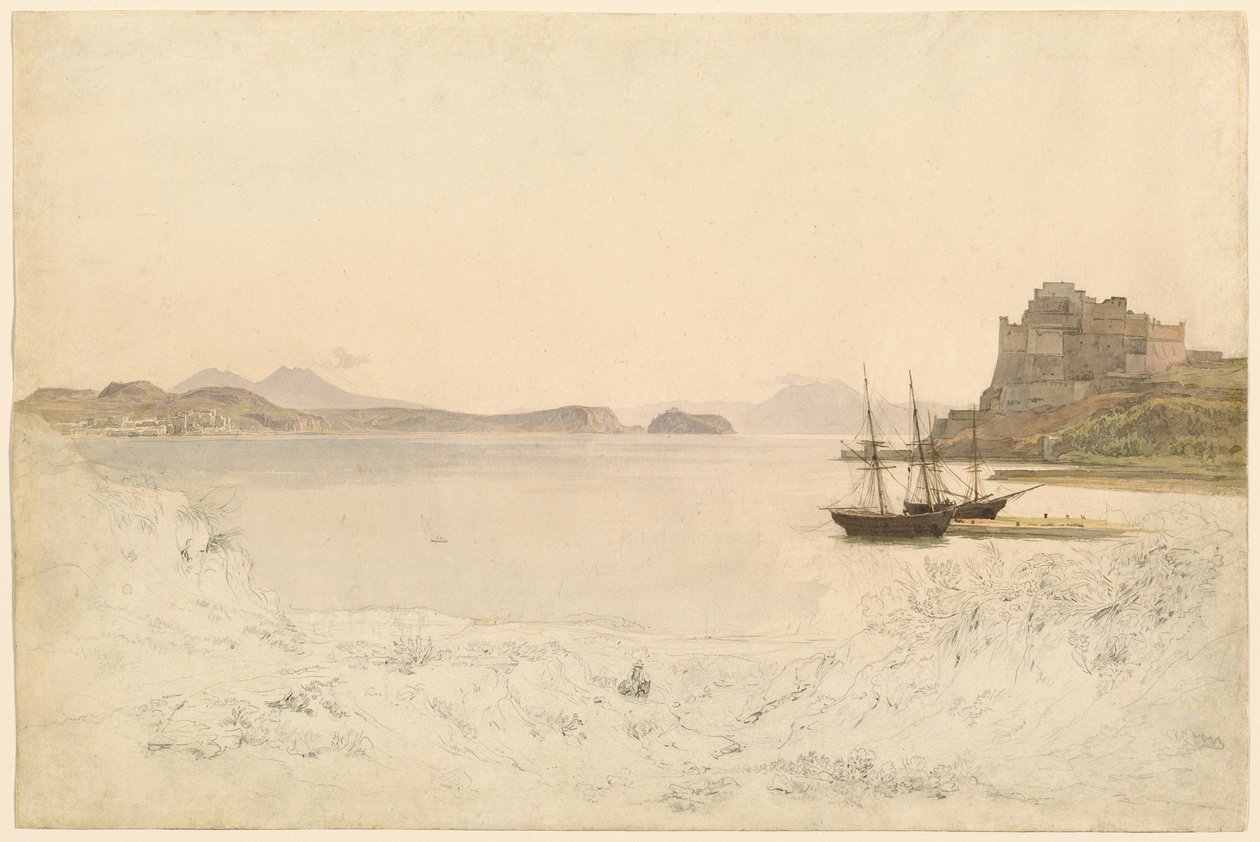 Il Golfo di Pozzuoli da Johann Heinrich Schilbach