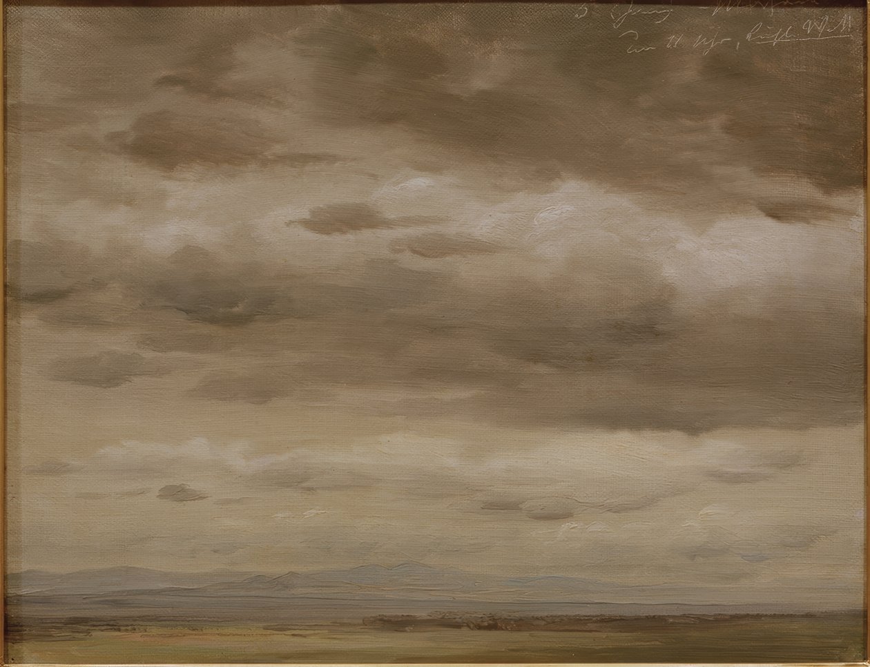 Schizzo di nuvole da Johann Heinrich Schilbach