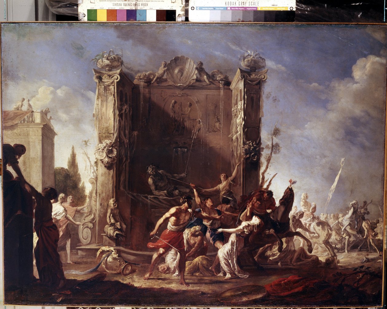 Il ratto delle Sabine da Johann Heinrich Schonfeldt