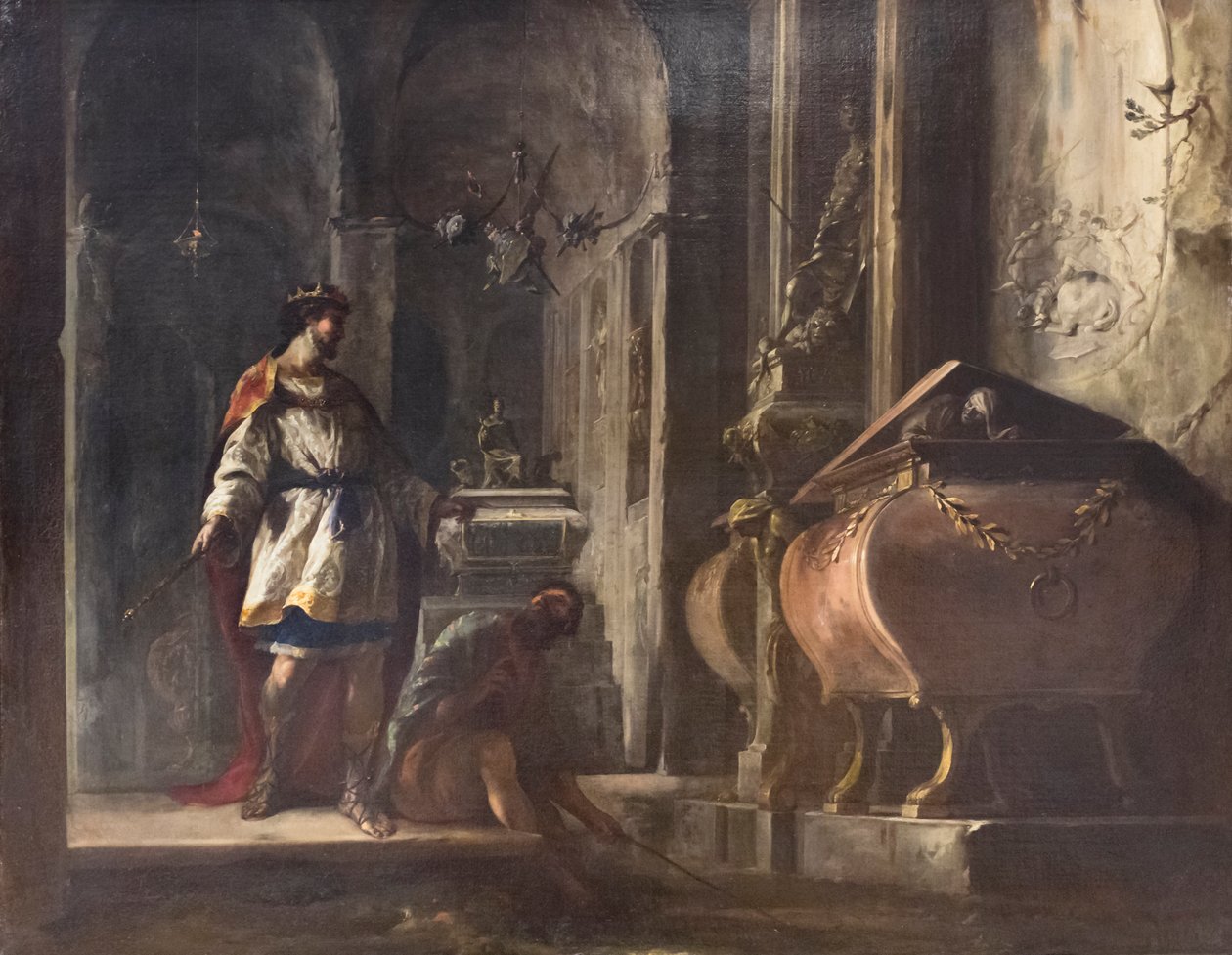 Saul e la strega di Endor da Johann Heinrich Schonfeldt