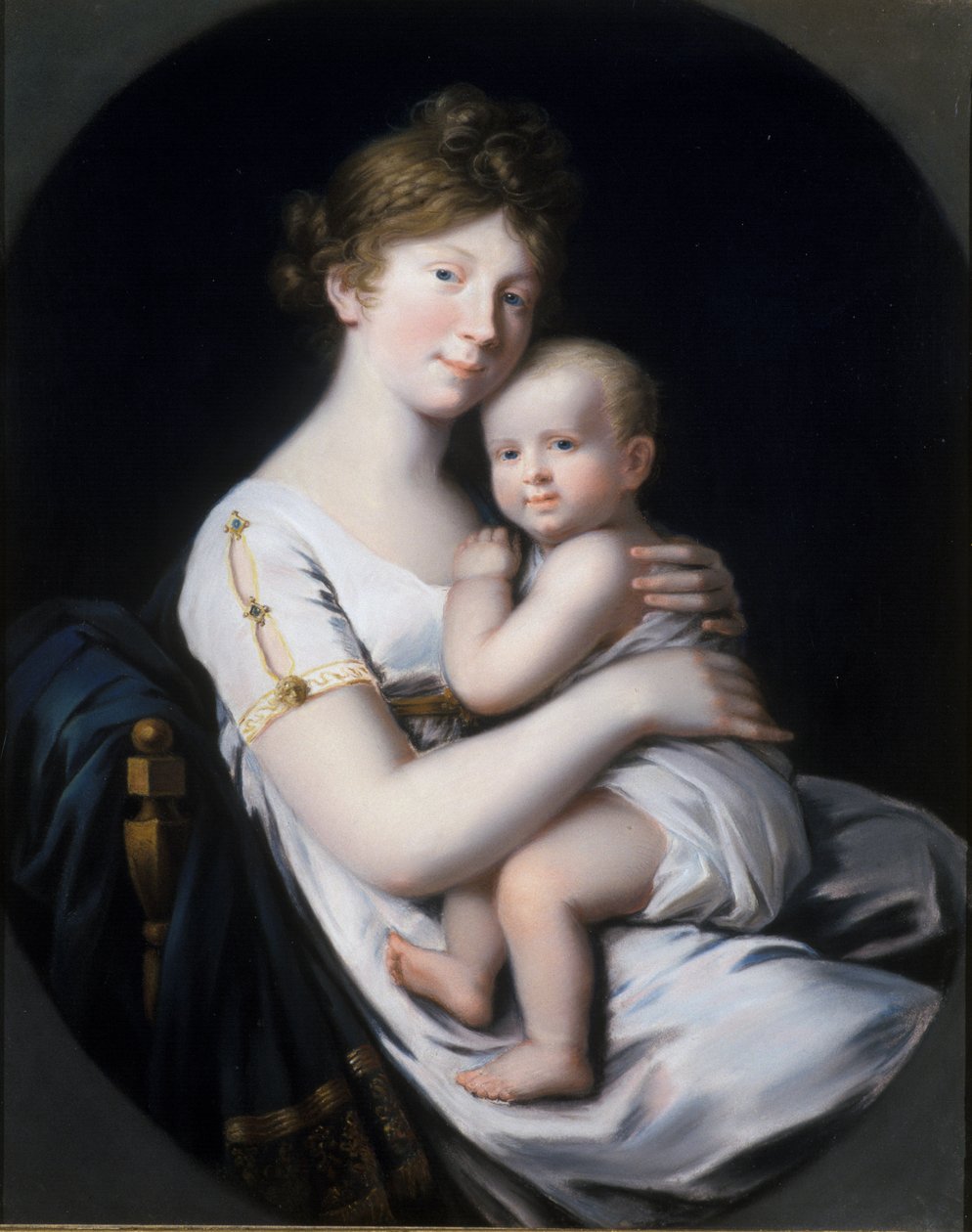 Principessa ereditaria Luise von Preussen con il principe ereditario Friedrich Wilhelm IV, 1796 da Johann Heinrich Schroder
