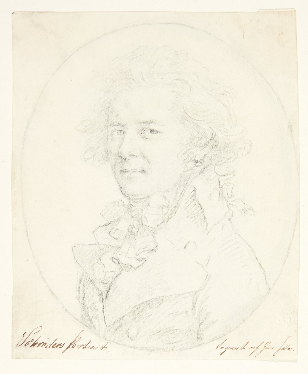 Autoritratto(?) da Johann Heinrich Schroder