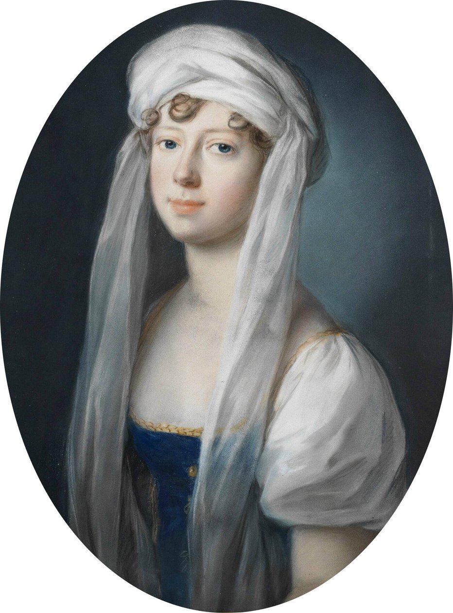 Johann Heinrich Schröder - La granduchessa Maria Pavlovna Romanova di Russia come principessa ereditaria di Saxe-Weimar-Eisenach nel 1806 da Johann Heinrich Schroder
