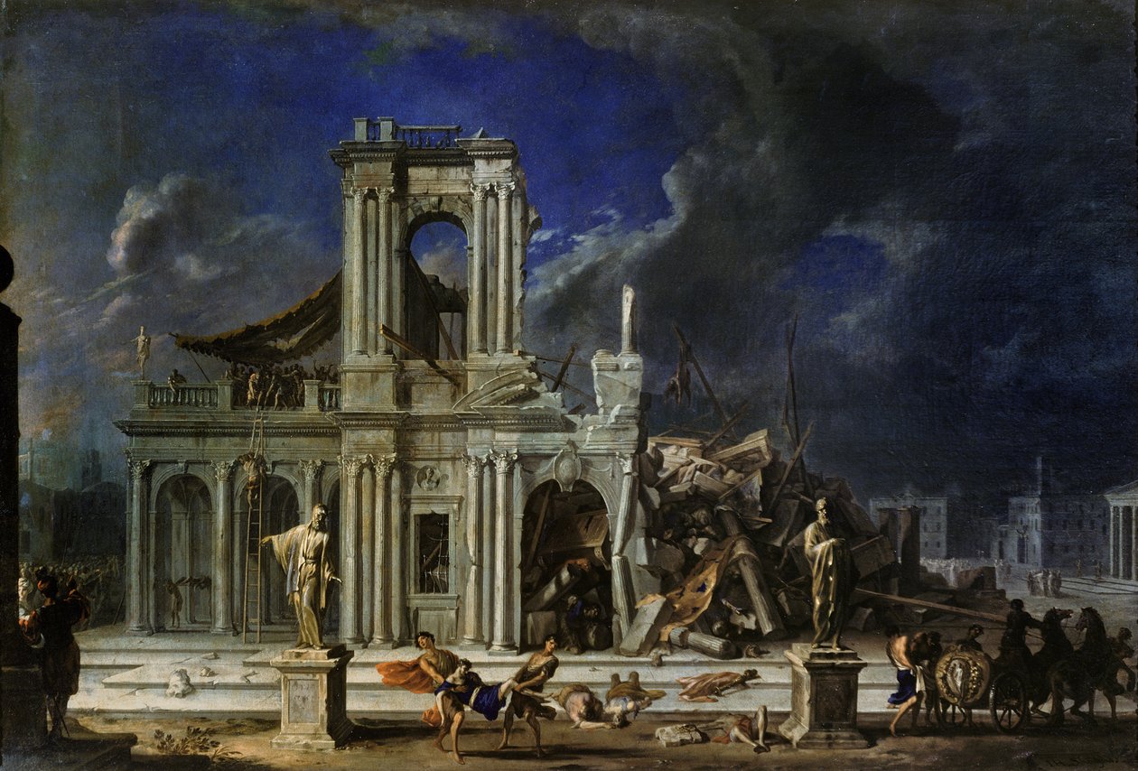 Sansone che colpisce i Filistei, c.1633-34 da Johann Heinrich Schönfeld